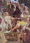 Crossing The Ford Paintings - Work2 by Ford Madox Brown